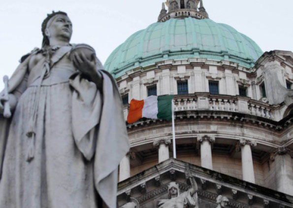 The Irish Tricolour flies over Belfast City Hall – what real democracy would look like in the North of Ireland