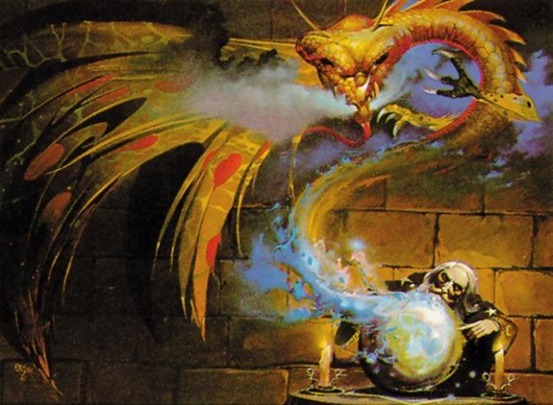 The Warlock of Firetop Mountain by Steve Jackson and Ian Livingstone, wraparound cover illustration by Peter Andrew Jones, 1982